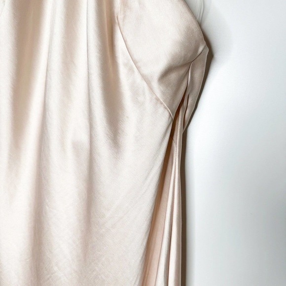 NWT Significant Other Vienna Satin Halter Gown Dress Women's Blush Size 10 - Picture 6 of 6